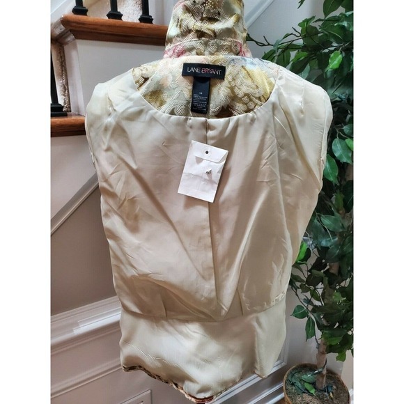 Lane Bryant Women's Multicolor Three Buttons Single Breasted Fitted Blazer 16 - Picture 7 of 12